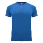MPG115890 camiseta deportiva de manga corta infantil azul punto entrelazado 100 poliester 135 gm2 1