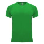 MPG115893 camiseta deportiva de manga corta infantil verde punto entrelazado 100 poliester 135 gm2 1
