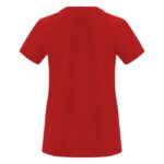 MPG115908 camiseta deportiva de manga corta para mujer rojo punto entrelazado 100 poliester 135 gm2 4
