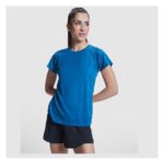 MPG115912 camiseta deportiva de manga corta para mujer azul punto entrelazado 100 poliester 135 gm2 3
