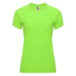 MPG115914 camiseta deportiva de manga corta para mujer verde punto entrelazado 100 poliester 135 gm2 1