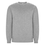 MPG115919 sudadera de cuello redondo unisex gris punto 60 algodon organico 40 poliester reciclado 30 1