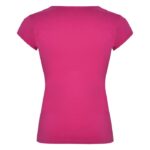 MPG115971 camiseta de manga corta para mujer rosa punto de jersey sencillo 94 algodon 6 elastano 200 5