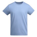 MPG115977 camiseta de manga corta para hombre azul punto de jersey sencillo 100 algodon organico 175 1