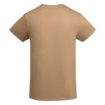 MPG115981 camiseta de manga corta para hombre naranja punto de jersey sencillo 100 algodon organico 4