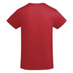 MPG115983 camiseta de manga corta para hombre rojo punto de jersey sencillo 100 algodon organico 175 4