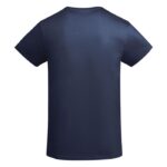 MPG115989 camiseta de manga corta infantil azul punto de jersey sencillo 100 algodon organico 175 gm 2