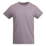 MPG115994 camiseta de manga corta infantil purpura punto de jersey sencillo 100 algodon organico 175 1