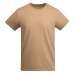 MPG115995 camiseta de manga corta infantil naranja punto de jersey sencillo 100 algodon organico 175 1