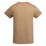 MPG115995 camiseta de manga corta infantil naranja punto de jersey sencillo 100 algodon organico 175 3