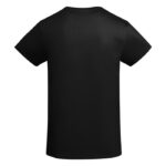 MPG115996 camiseta de manga corta infantil negro punto de jersey sencillo 100 algodon organico 175 g 3
