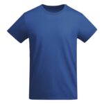 MPG115998 camiseta de manga corta infantil azul punto de jersey sencillo 100 algodon organico 175 gm 1