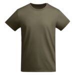 MPG115999 camiseta de manga corta infantil verde punto de jersey sencillo 100 algodon organico 175 g 1