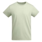 MPG116000 camiseta de manga corta infantil verde punto de jersey sencillo 100 algodon organico 175 g 1