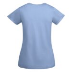 MPG116005 camiseta de manga corta para mujer azul punto de jersey sencillo 100 algodon organico 175 3