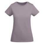 MPG116008 camiseta de manga corta para mujer purpura punto de jersey sencillo 100 algodon organico 1 1