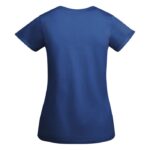 MPG116012 camiseta de manga corta para mujer azul punto de jersey sencillo 100 algodon organico 175 3