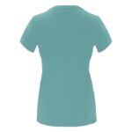 MPG116018 camiseta de manga corta para mujer azul punto de jersey sencillo 100 algodon 170 gm2 4