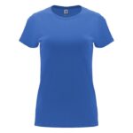 MPG116021 camiseta de manga corta para mujer azul punto de jersey sencillo 100 algodon 170 gm2 1
