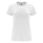 MPG116023 camiseta de manga corta para mujer blanco punto de jersey sencillo 100 algodon 170 gm2 1