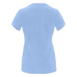 MPG116025 camiseta de manga corta para mujer azul punto de jersey sencillo 100 algodon 170 gm2 4