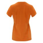 MPG116029 camiseta de manga corta para mujer naranja punto de jersey sencillo 100 algodon 170 gm2 4