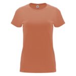 MPG116031 camiseta de manga corta para mujer naranja punto de jersey sencillo 100 algodon 170 gm2 1
