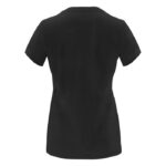 MPG116032 camiseta de manga corta para mujer negro punto de jersey sencillo 100 algodon 170 gm2 4
