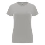 MPG116033 camiseta de manga corta para mujer gris punto de jersey sencillo 100 algodon 170 gm2 1