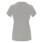 MPG116033 camiseta de manga corta para mujer gris punto de jersey sencillo 100 algodon 170 gm2 4