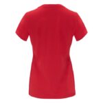 MPG116036 camiseta de manga corta para mujer rojo punto de jersey sencillo 100 algodon 170 gm2 4