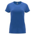 MPG116040 camiseta de manga corta para mujer azul punto de jersey sencillo 100 algodon 170 gm2 1