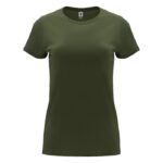 MPG116042 camiseta de manga corta para mujer verde punto de jersey sencillo 100 algodon 170 gm2 1