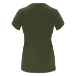 MPG116042 camiseta de manga corta para mujer verde punto de jersey sencillo 100 algodon 170 gm2 4