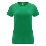 MPG116045 camiseta de manga corta para mujer verde punto de jersey sencillo 100 algodon 170 gm2 1