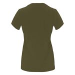 MPG116046 camiseta de manga corta para mujer verde punto de jersey sencillo 100 algodon 170 gm2 4