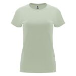 MPG116047 camiseta de manga corta para mujer verde punto de jersey sencillo 100 algodon 170 gm2 1