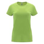 MPG116048 camiseta de manga corta para mujer verde punto de jersey sencillo 100 algodon 170 gm2 1