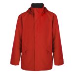 MPG116122 chaqueta con aislamiento unisex rojo tejido 100 poliester 400 gm2 lining tejido 100 polies 1