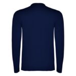 MPG116129 camiseta de manga larga para hombre azul punto de jersey sencillo 100 algodon 160 gm2 5