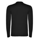 MPG116133 camiseta de manga larga para hombre negro punto de jersey sencillo 100 algodon 160 gm2 5