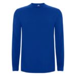 MPG116135 camiseta de manga larga para hombre azul punto de jersey sencillo 100 algodon 160 gm2 1