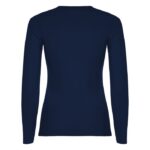 MPG116138 camiseta de manga larga para mujer azul punto de jersey sencillo 100 algodon 160 gm2 4