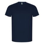 MPG116156 camiseta de manga corta para hombre azul punto de jersey sencillo 100 algodon organico 160 1