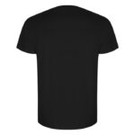 MPG116162 camiseta de manga corta para hombre negro punto de jersey sencillo 100 algodon organico 16 4