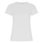 MPG116166 camiseta de manga corta para mujer blanco punto de jersey sencillo 100 algodon organico 16 1