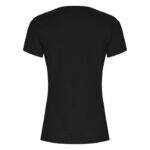 MPG116171 camiseta de manga corta para mujer negro punto de jersey sencillo 100 algodon organico 160 4