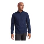 MPG116174 chaqueta de forro polar con media cremallera para hombre azul microforro 100 poliester 155 3