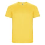 MPG116180 camiseta deportiva de manga corta para hombre amarillo punto entrelazado 50 poliester reci 1