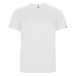 MPG116183 camiseta deportiva de manga corta para hombre blanco punto entrelazado 50 poliester recicl 1